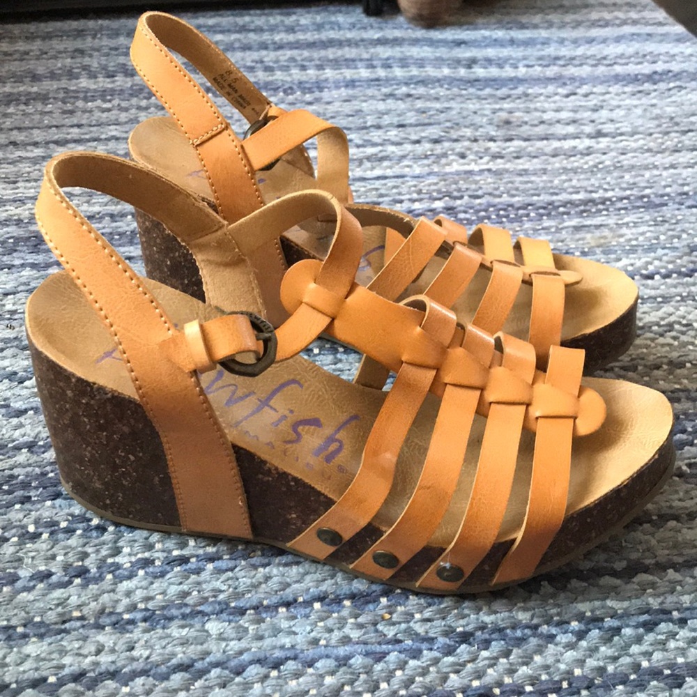 Blowfish Platform Wedge Sandals
